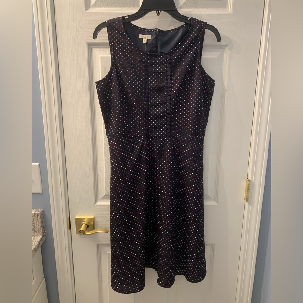 Talbots 8P Polka Dot Dress